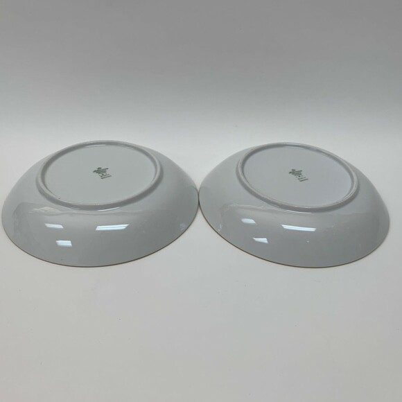 Seltmann Weiden Bavaria Western Germany Coup Bowls Lot of 2 Gray Grids Squares - Picture 7 of 8